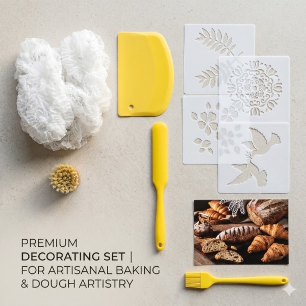 oannao Sourdough Starter Kit 21 Pcs Complete Bread Proofing Basket Set with Round and Oval Banneton Baskets Sourdough Jar Silicone Bread Sling and Baking Supplies Tools for Beginners