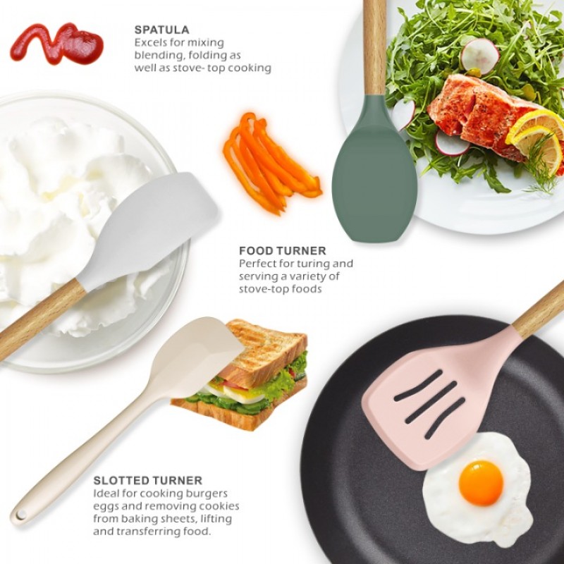 oannao Silicone Cooking Utensils … curated on LTK