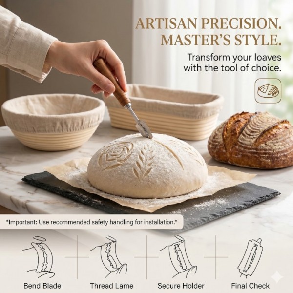 oannao Sourdough Starter Kit 21 Pcs Complete Bread Proofing Basket Set with Round and Oval Banneton Baskets Sourdough Jar Silicone Bread Sling and Baking Supplies Tools for Beginners